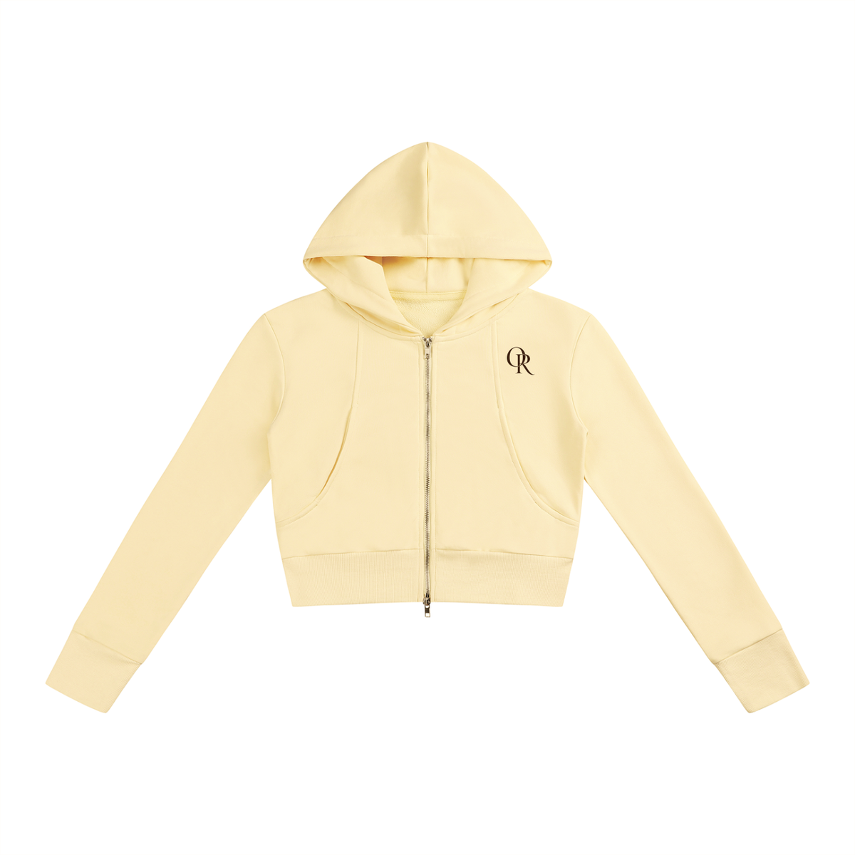 Women’s Slim Crop Full Zip Hoodie