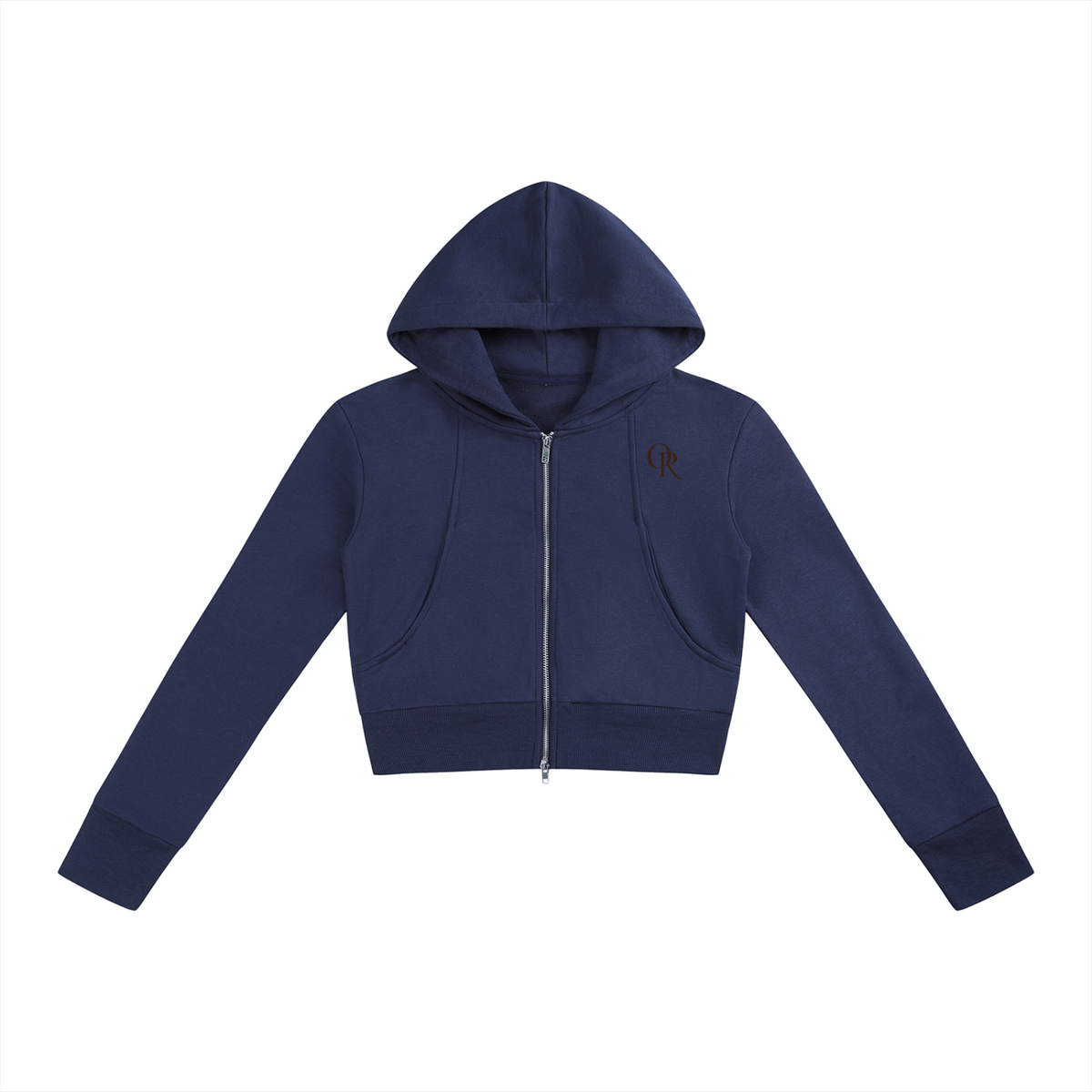 Women’s Slim Crop Full Zip Hoodie